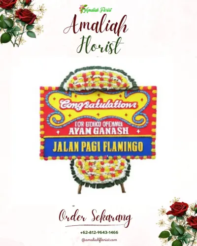 Bunga Papan Congratulation di Turida